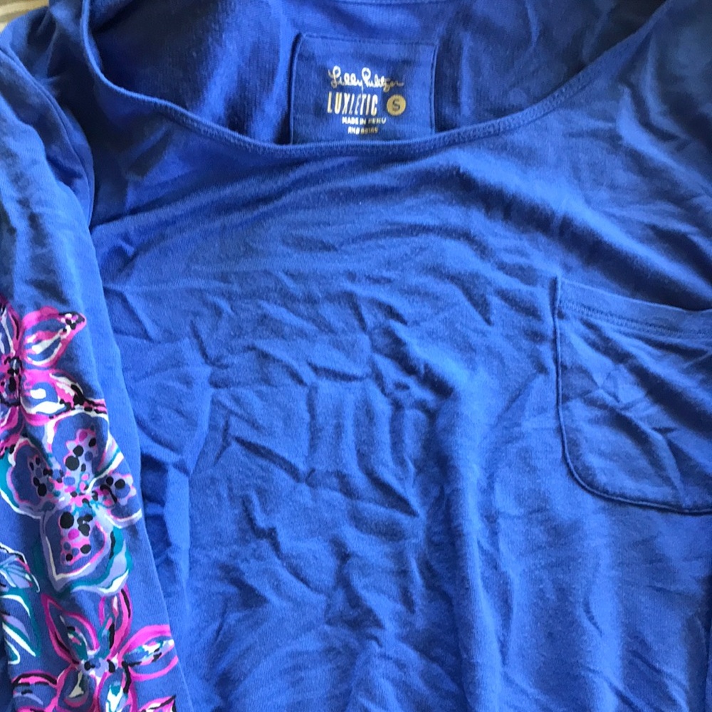 Lilly Pulitzer Luxletic highlow long sleeve Small